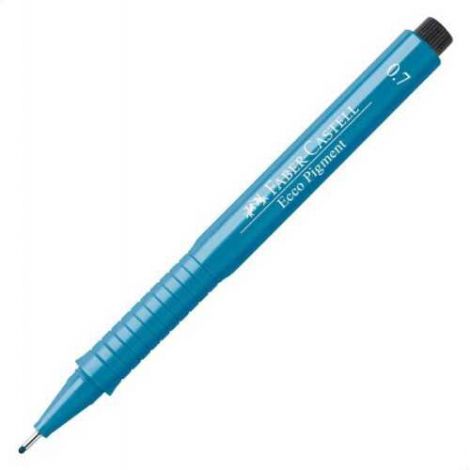 Cienkopis Faber-Castell Ecco Pigment, 0.7mm, niebieski - 2